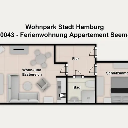 Wohnpark Stadt Hamburg Seemoewe 公寓 *